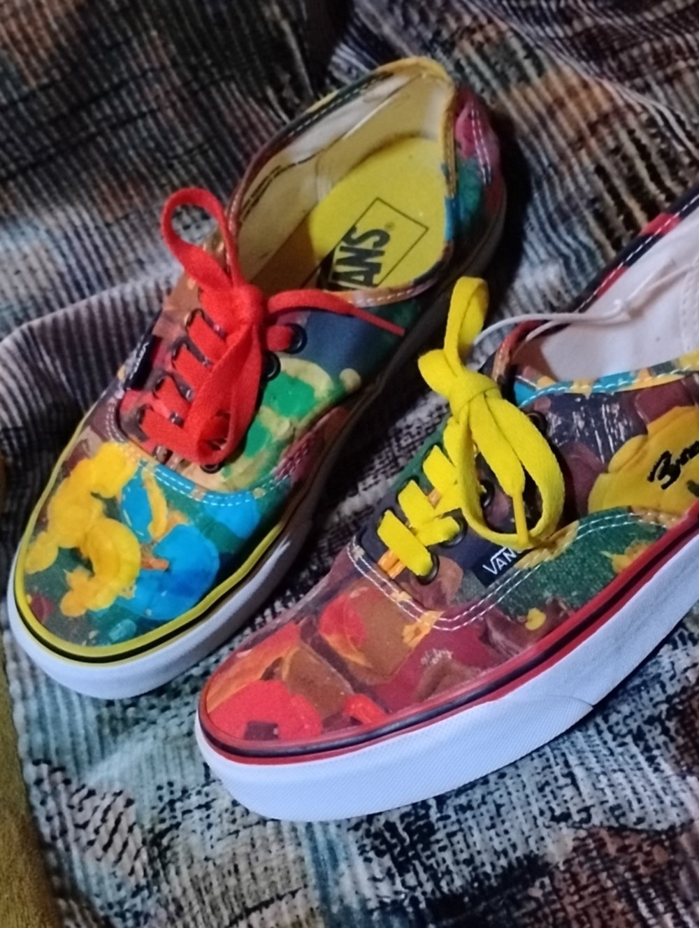 Vans X Moca Brenna Youngblood Original -Democratic Dollar, Size 6.5